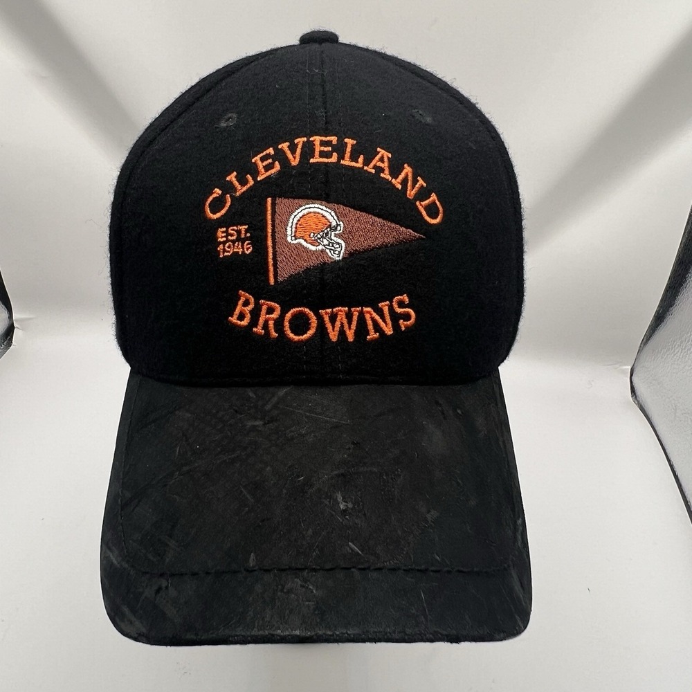 VTG Cleveland Browns Wool Blend Cap OS Twin Enterprise 90s Y2K Adjustable Strap